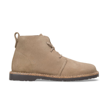 Uppsala Mid Taupe Suede Leather