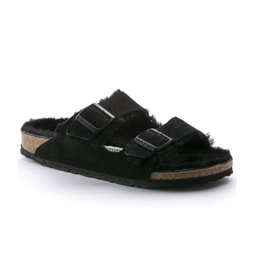 Arizona Shearling Black Suede Leather/Shearling