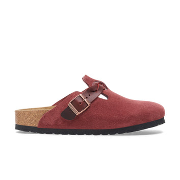 Boston Braided Zinfandel Suede Leather