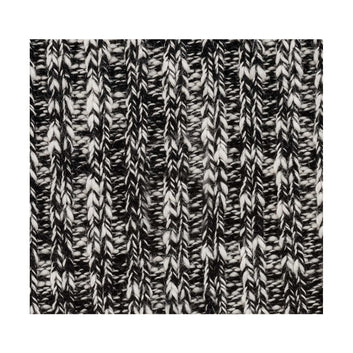 Cotton Slub Sock Black Grey