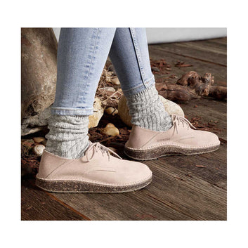 Cotton Slub Sock Grey White