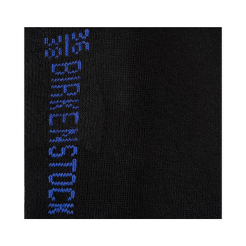 Cotton Sole Invisible Sock Black